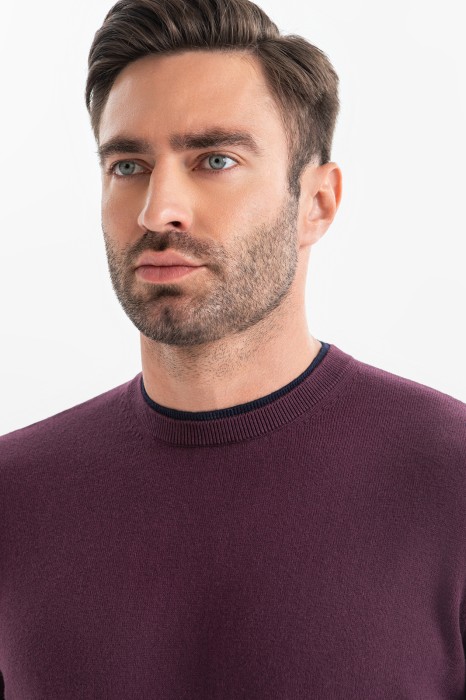 джемпер из хлопка и кашемира от бренда kanzler вид слева