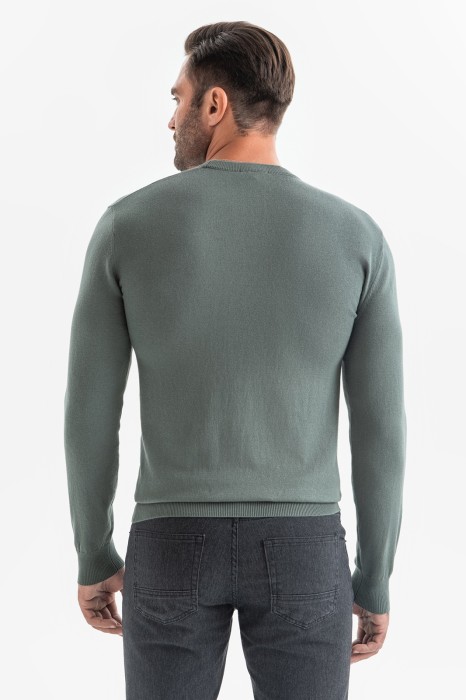 джемпер из хлопка и кашемира по цене 5990 руб вид справа