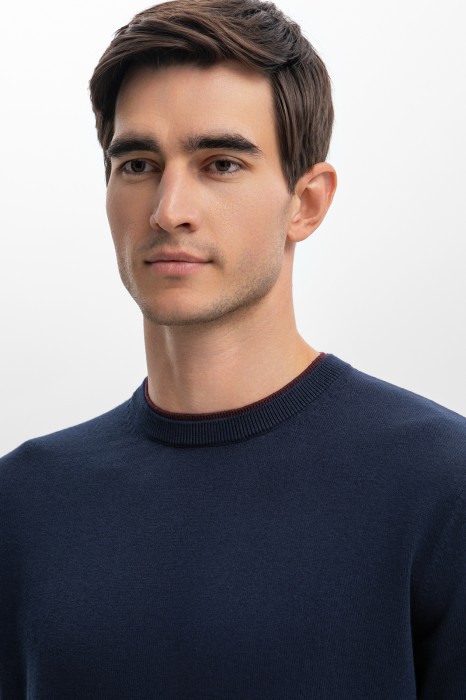 джемпер из хлопка и кашемира от бренда kanzler вид слева