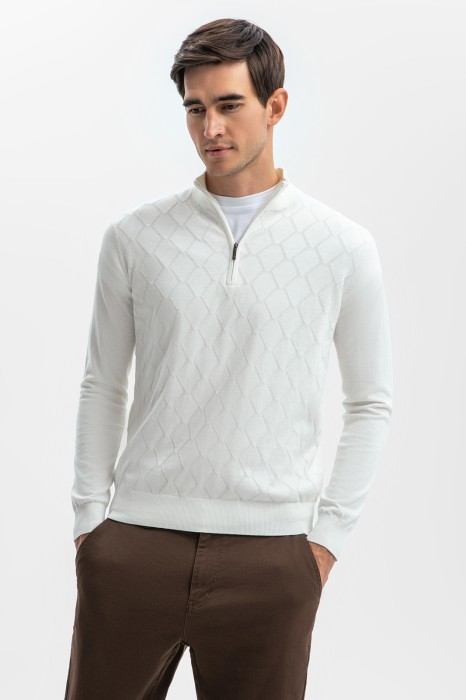 джемпер из хлопка и кашемира по цене 6990 руб вид справа