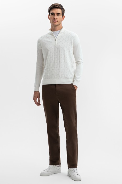 джемпер из хлопка и кашемира из россии вид сбоку