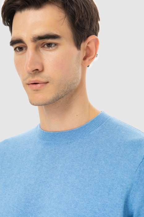 джемпер из хлопка и кашемира от бренда kanzler вид слева