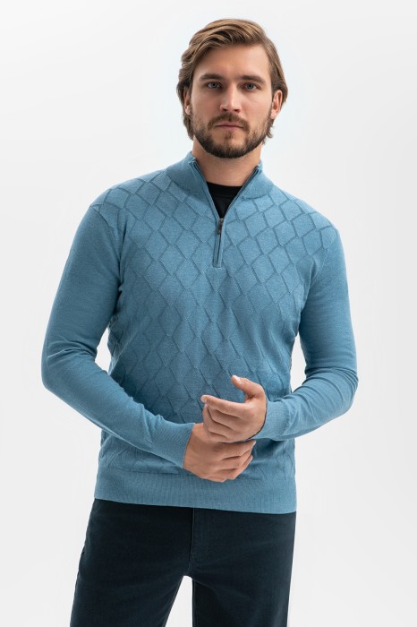 джемпер из хлопка и кашемира фотография