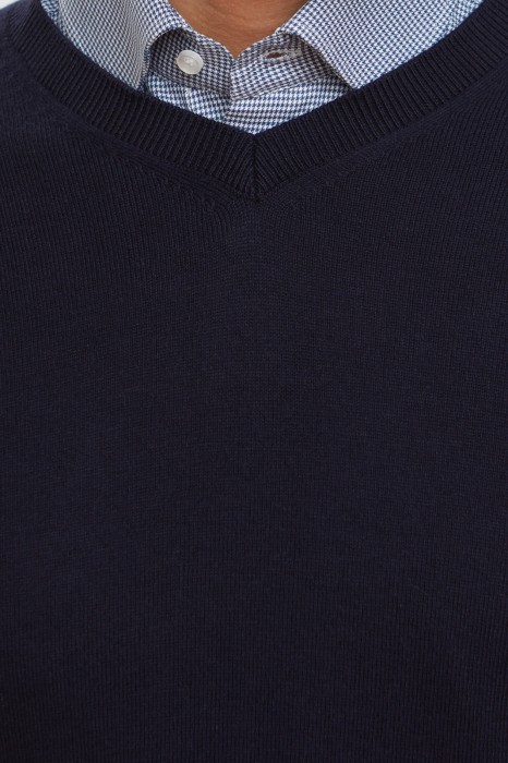 джемпер из хлопка и кашемира от бренда kanzler вид слева