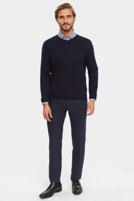 джемпер из хлопка и кашемира по цене 7990 руб вид справа