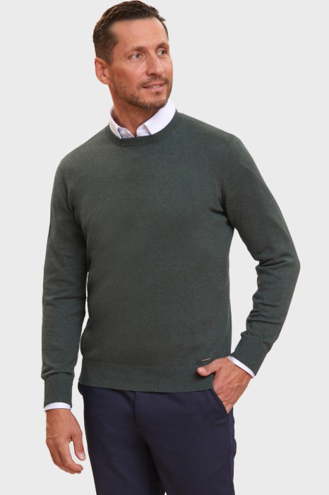 джемпер из хлопка и кашемира фотография