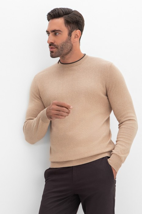 джемпер из хлопка и кашемира фотография