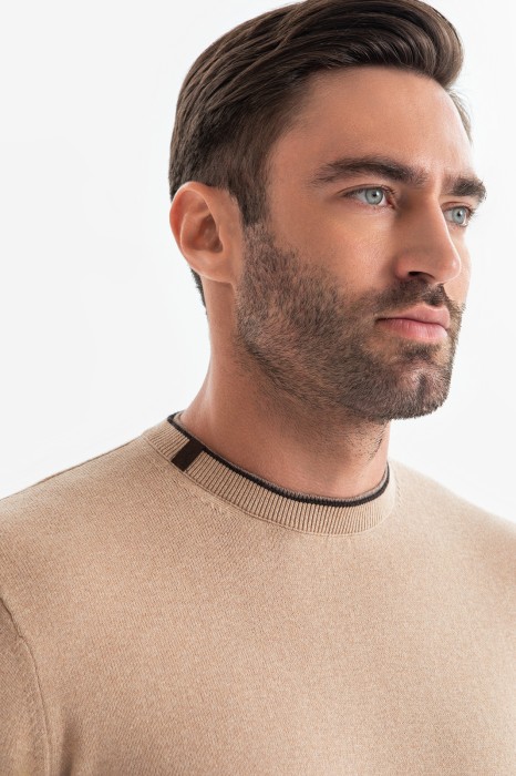 джемпер из хлопка и кашемира от бренда kanzler вид слева