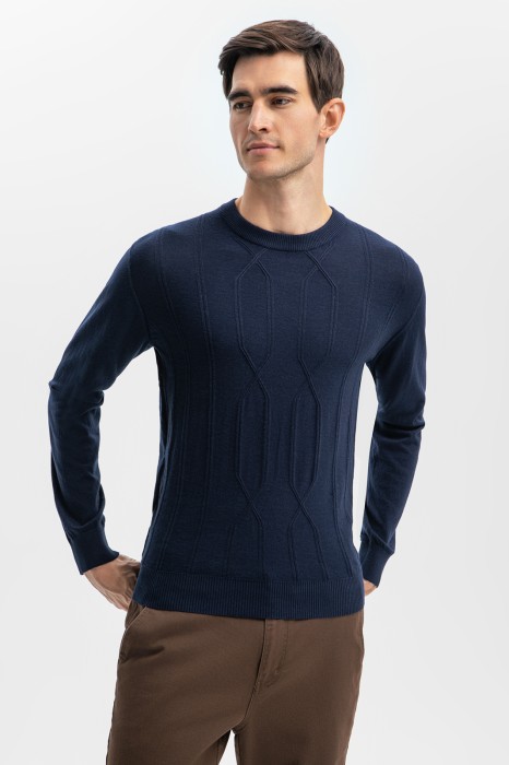 джемпер из хлопка, кашемира и шерсти по цене 5990 руб вид справа