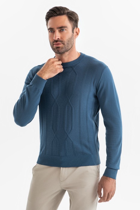 джемпер из хлопка, кашемира и шерсти по цене 5990 руб вид справа