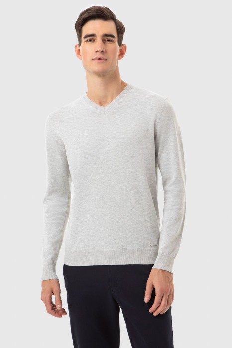 джемпер из хлопка пима фотография