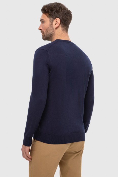 джемпер из хлопка пима по цене 3990 руб вид справа