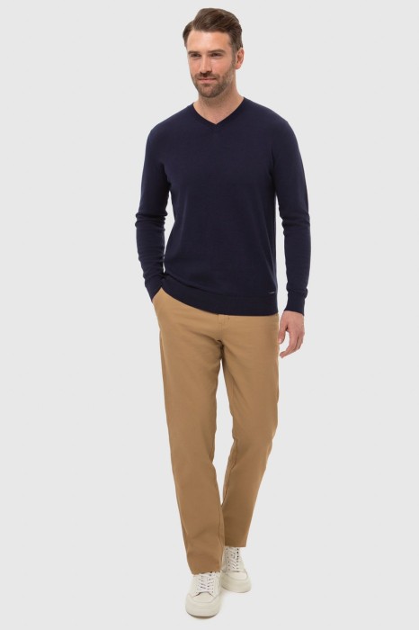 джемпер из хлопка пима из россии вид сбоку