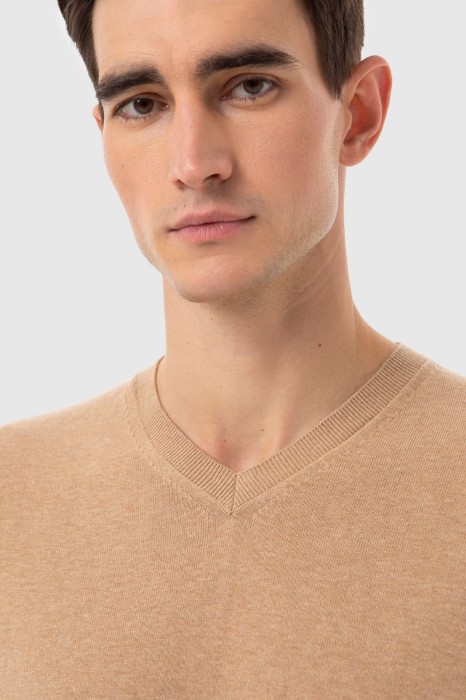 джемпер из хлопка пима от бренда kanzler вид слева