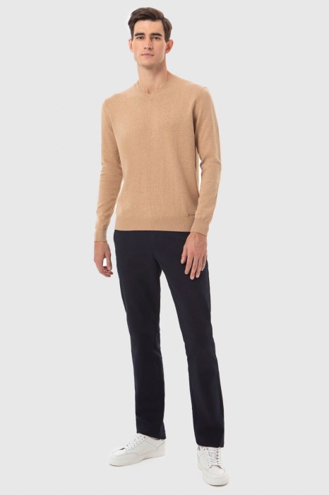 джемпер из хлопка пима из россии вид сбоку