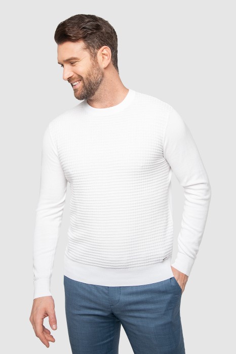 джемпер из хлопка пима фотография