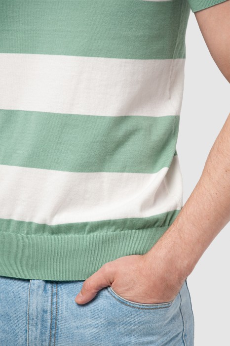 джемпер из хлопка пима от бренда kanzler вид слева