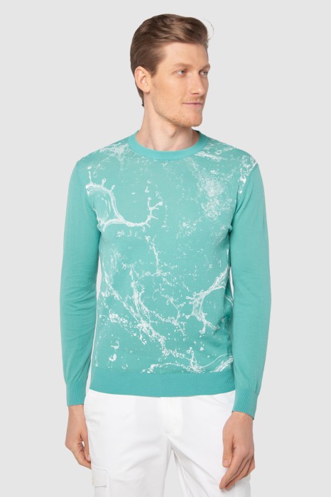 джемпер из хлопка пима фотография