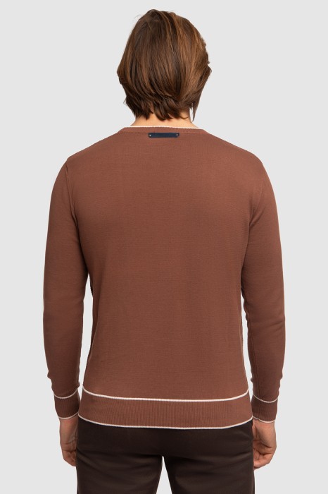 джемпер из хлопка пима по цене 4990 руб вид справа