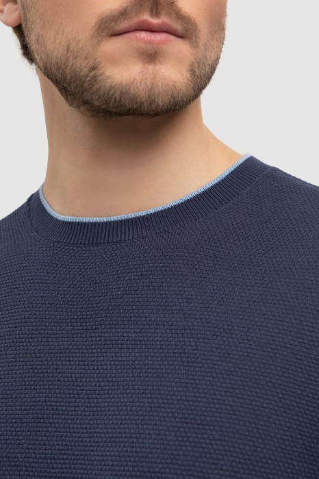 джемпер из хлопка пима от бренда kanzler вид слева