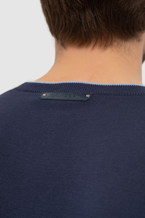 джемпер из хлопка пима по цене 4990 руб вид справа