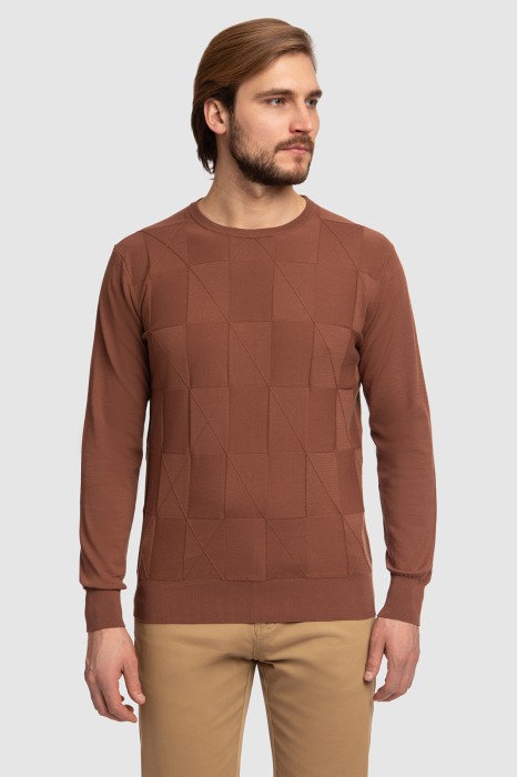 джемпер из хлопка пима фотография