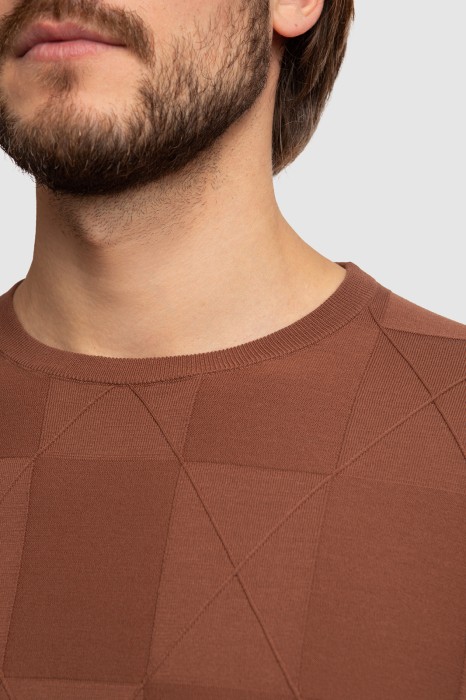 джемпер из хлопка пима от бренда kanzler вид слева