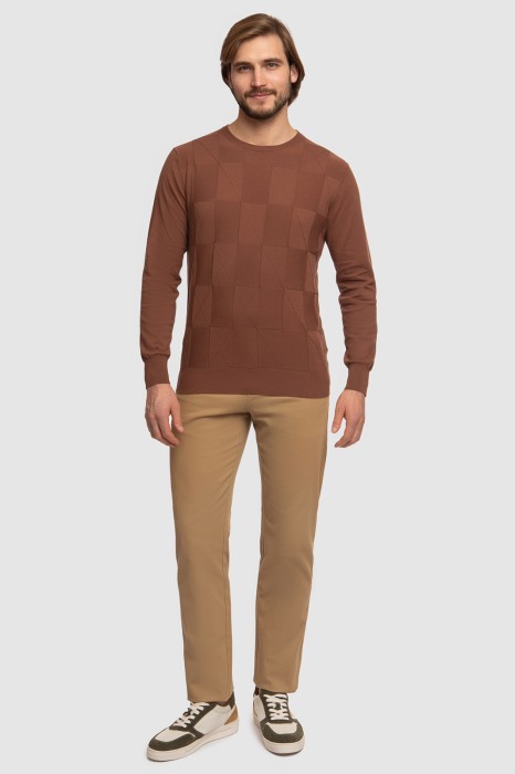 джемпер из хлопка пима из россии вид сбоку