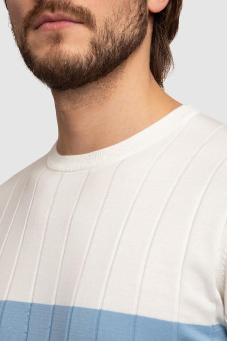 джемпер из хлопка пима от бренда kanzler вид слева