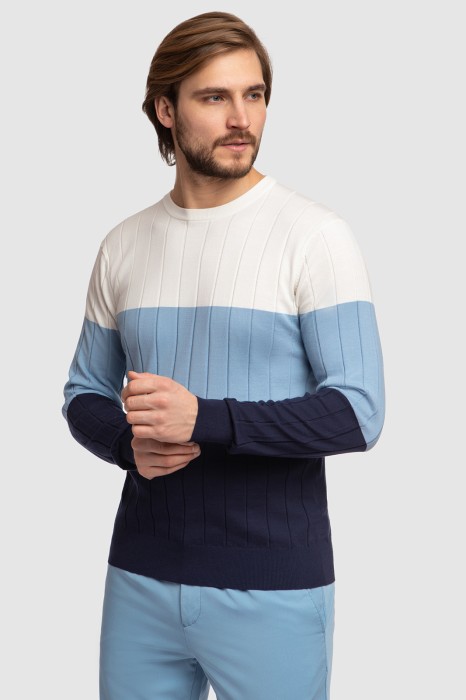 джемпер из хлопка пима по цене 4990 руб вид справа