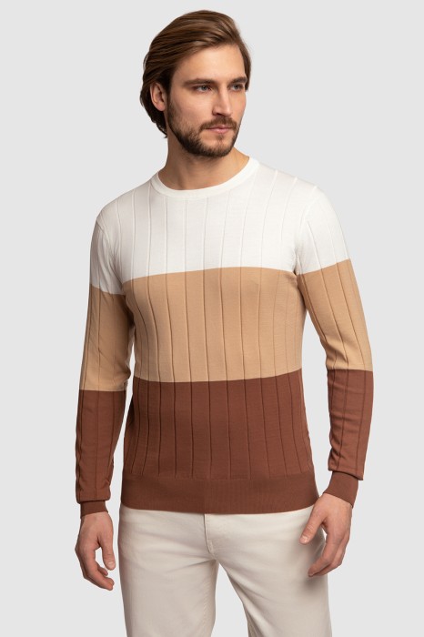 джемпер из хлопка пима по цене 4990 руб вид справа