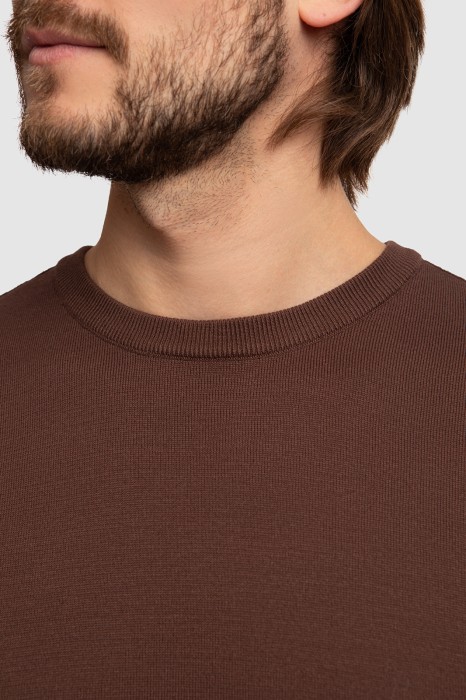 джемпер из хлопка пима от бренда kanzler вид слева