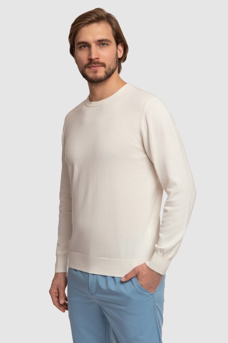 джемпер из хлопка пима фотография