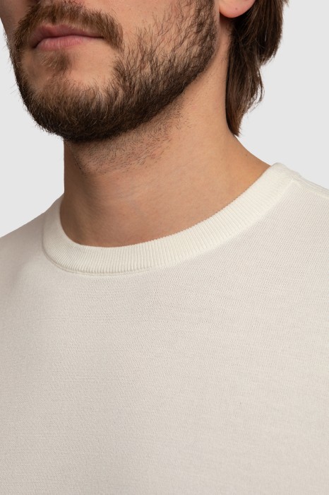 джемпер из хлопка пима от бренда kanzler вид слева