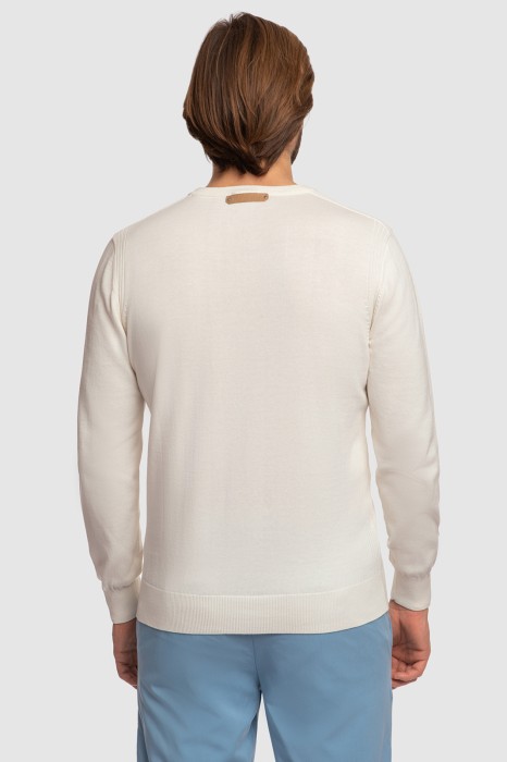 джемпер из хлопка пима по цене 4990 руб вид справа