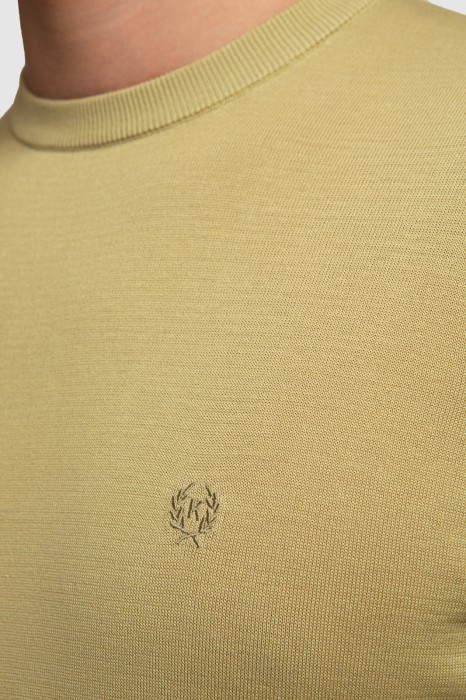 джемпер из хлопка, шелка и льна от бренда kanzler вид слева