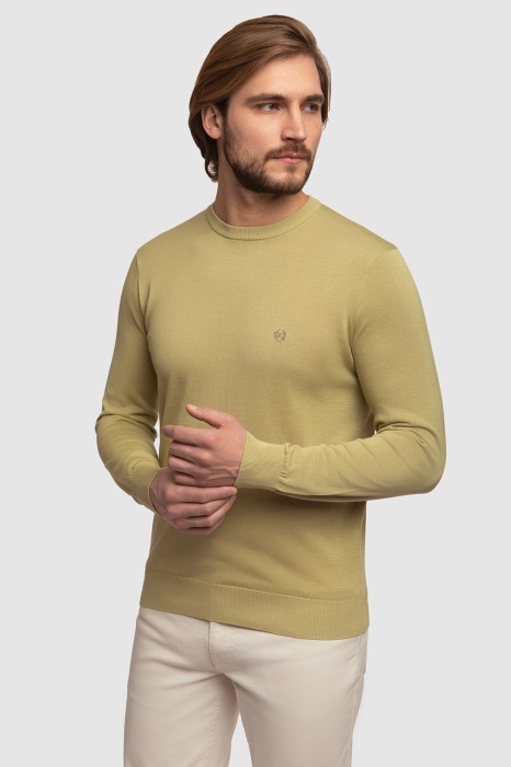 джемпер из хлопка, шелка и льна по цене 4990 руб вид справа