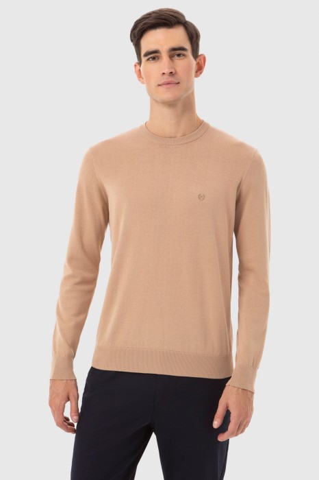 джемпер из хлопка, шелка и льна фотография