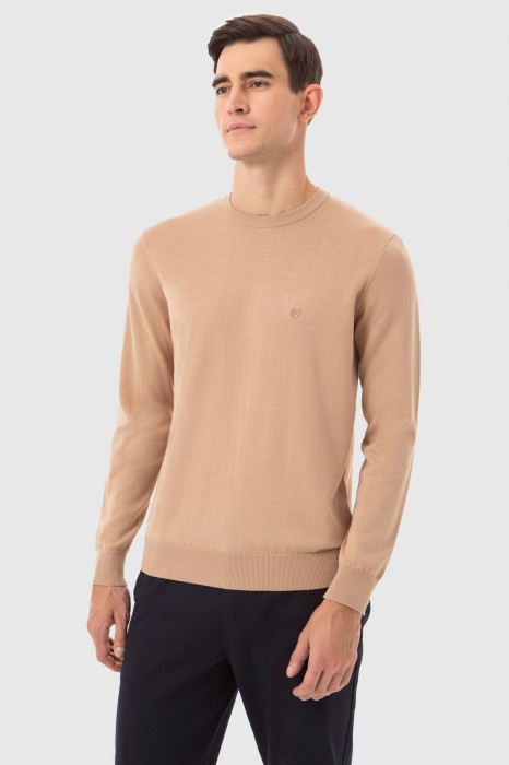 джемпер из хлопка, шелка и льна из россии вид сбоку