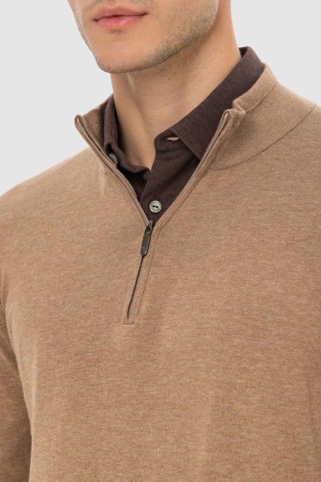 джемпер из хлопка от бренда kanzler вид слева