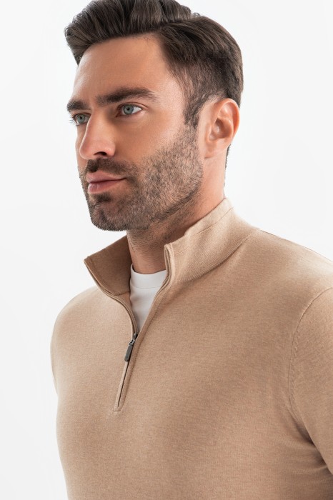 джемпер из хлопка от бренда kanzler вид слева