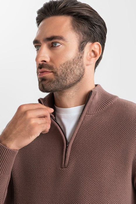 джемпер из хлопка от бренда kanzler вид слева