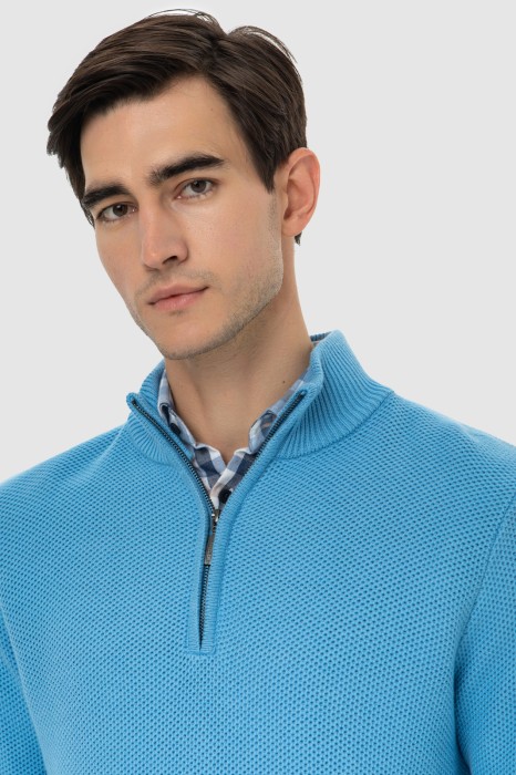 джемпер из хлопка от бренда kanzler вид слева