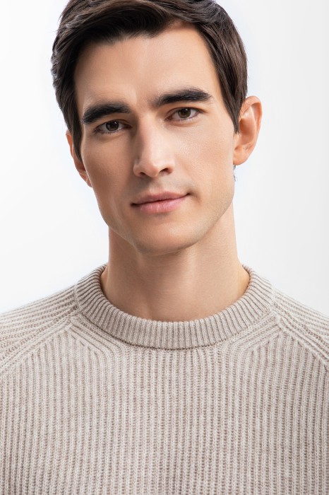 джемпер из шерсти и кашемира limited edition от бренда kanzler вид слева