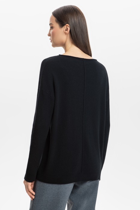 джемпер из шерсти и кашемира по цене 14990 руб вид справа