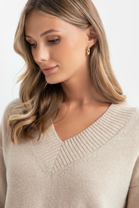 джемпер из шерсти от бренда kanzler вид слева