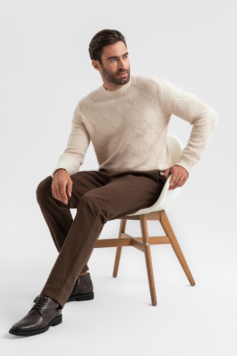 джемпер из смесовой шерсти по цене 7990 руб вид справа