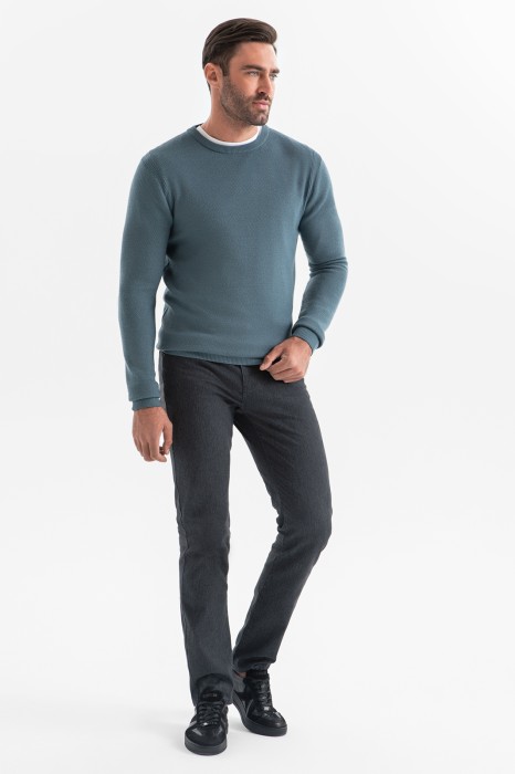 джемпер из смесовой шерсти из россии вид сбоку