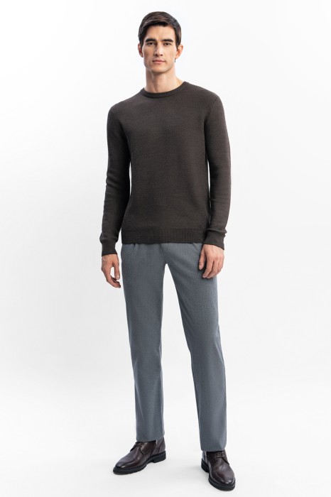 джемпер из смесовой шерсти из россии вид сбоку