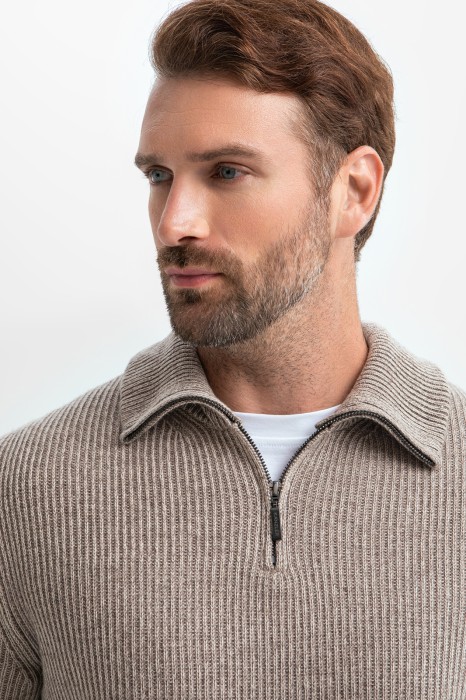 джемпер из смесовой шерсти от бренда kanzler вид слева